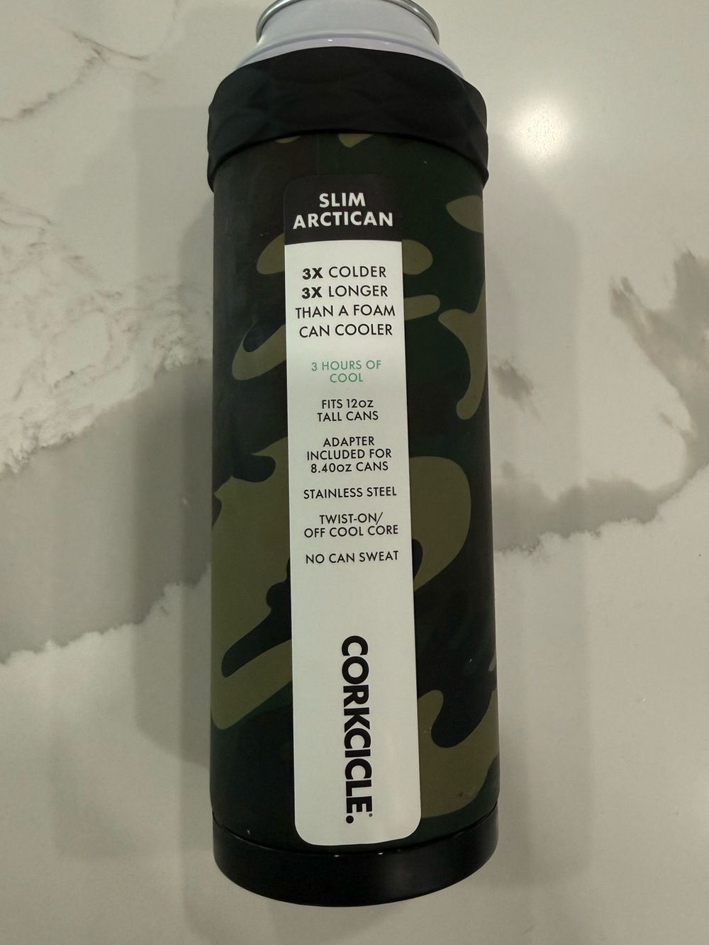 Corkcicle Camo Slim Artican Can Cooler